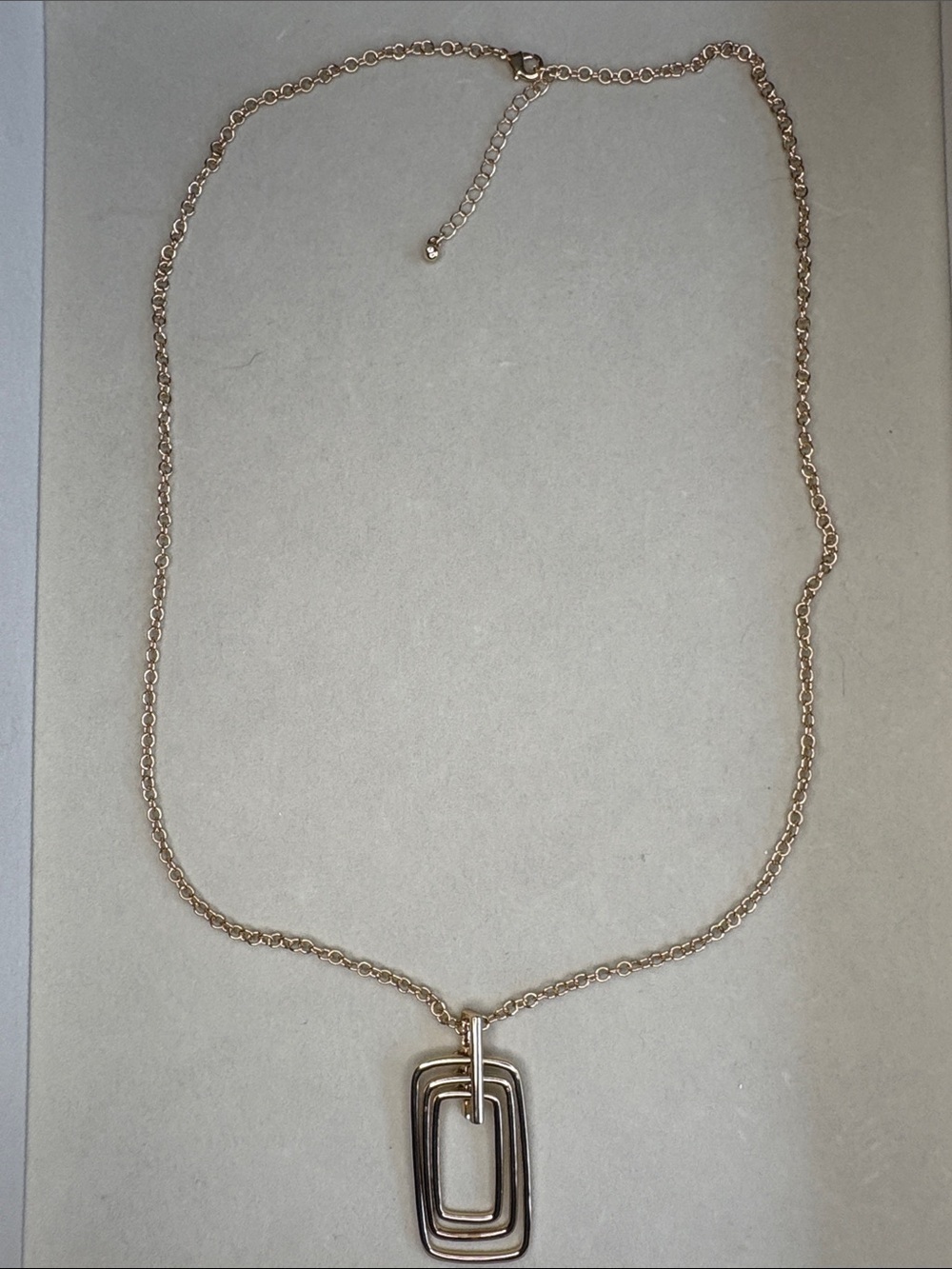 Gold-Tone Geometric Pendant Necklace - Women Jewelry
